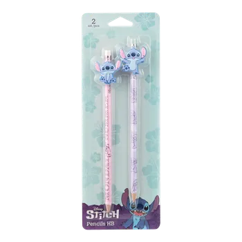 Mikrotužka Colorino sada tužek Stitch Pastel 3, HB, kulatá s pryží, blistr, 2 ks