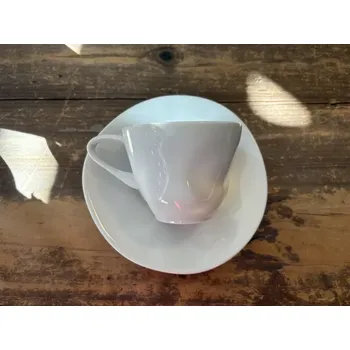 Pomačkaný porcelán - šálek 180ml +podšálek