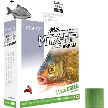 Vlasec DRAGON MTX-HP Moss Green 150/300m *: Vlasec DRAGON MTX-HP Moss Green 0,18mm 4,67kg 150m