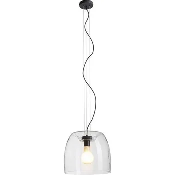 RED - DESIGN RENDL ORLANDO 35 závěsná čiré sklo/černá 230V E27 24W - RED - DESIGN RENDL RED R14395