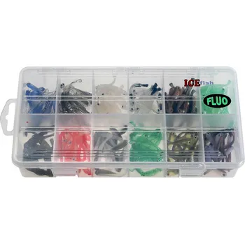 Umělá nástraha EU Smáček sada 8cm 180ks nature