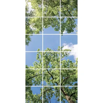 Dětské svítidlo Dekorativní LED svítidlo - LED panel ORTUS - motiv stromy - sada 18 panelů