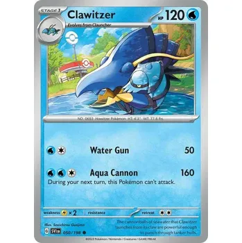 Sběratelská karetní hra Pokémon karta Clawitzer 050/198