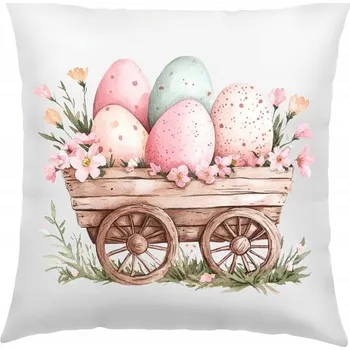 Povlak na dekorativní polštářek Velikonoce POVLAK NA POLŠTÁŘ 40X40CM BAREVNÉ POSZEWKA