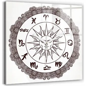 Hodiny Nástěnné hodiny WallFluent bílé 30 cm