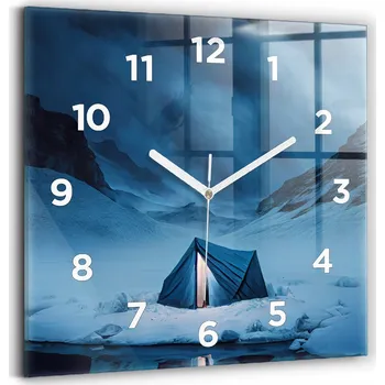 Hodiny Nástěnné hodiny Wallfluent bílé 30 cm