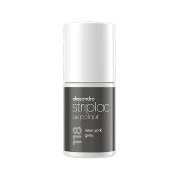 Lak na nehty Alessandro Striplac UV lak New York Grey 6,5 ml