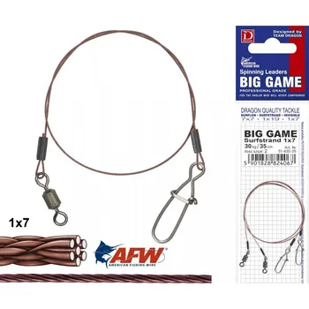 Dragon Lanko Surfstrand 1x7 Big Game 2ks *: Lanko Surfstrand 1x7 Big Game 2ks 27kg 40cm