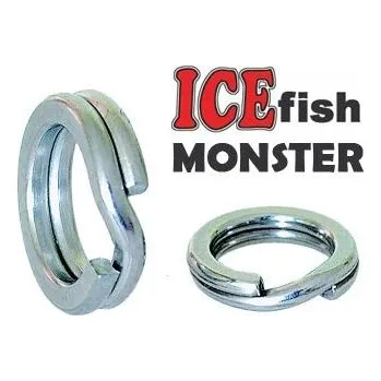 Plochý kroužek ICE FISH Monster *: Plochý kroužek ICE FISH Monster 9mm / 70kg / 10ks