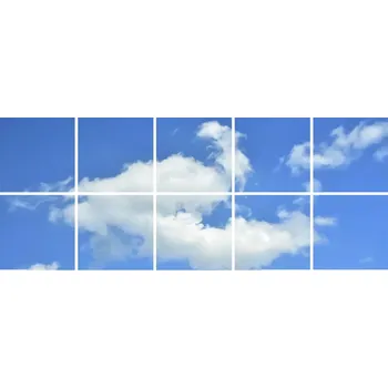 Dětské svítidlo Dekorativní LED svítidlo - LED panel ORTUS - motiv nebe - sada 10 panelů