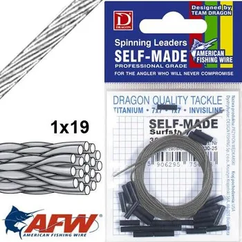 Dragon Lanko Surfstrand 1x19 Self-Made 2,5m *: Lanko Surfstrand 1x19 Self-Made 2,5m 12kg