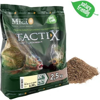 Návnadová surovina Vnadící směs Dragon TACTIX Řeka Vanilka 2,5kg