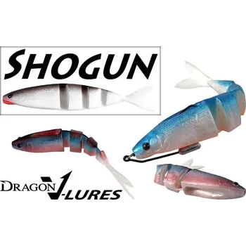 Umělá nástraha Ripper DRAGON Shogun 3,5 (8,5cm) bílá/černá/červená A