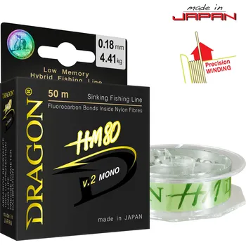 Vlasec DRAGON HM80 v.2 Mono 50m *: Vlasec Dragon HM80 50m 0,102mm 1,74kg