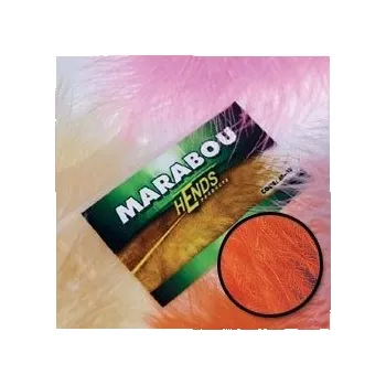 Peří HENDS Marabou M15 červeno-oranžové