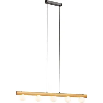 RED - DESIGN RENDL NOCTIS závěsná dřevo/opálové sklo 230V G9 5x7W - RED - DESIGN RENDL RED R14460