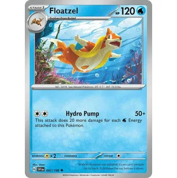 Sběratelská karetní hra Pokémon karta Floatzel 047/198