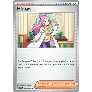 Sběratelská karetní hra Pokémon karta Miriam 179/198