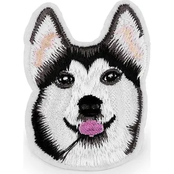 Nažehlovačka, pes, 45x60mm, bílý