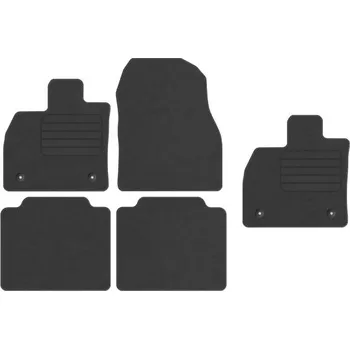 autokoberec Kobercové rohožky Edecor velurové 5 ks