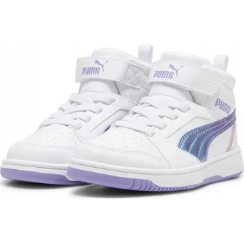 Chlapecké tenisky PUMA BOTY REBOUND V6 MID BOUNCY SKY AC+ PS 39872601 vel. 28
