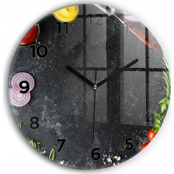 Hodiny Nástěnné hodiny Wallfluente vícebarevné 30 cm