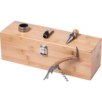 Stojan na víno Corsica sada na víno 5 Přední strana krabičky, 50 x 30 Tampontisk, 2 barvy