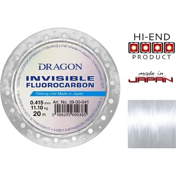Fluorocarbon DRAGON Invisible 20m *: Fluorocarbon DRAGON Invisible 20m 0,140mm 1,50kg