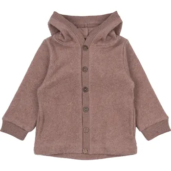 Mikk-Line dětská fleece mikina 12005 Burlwood Velikost: 92 BAVLNĚNÝ FLEECE