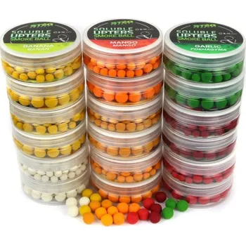 Boilies Boilie STÉG Soluble Upters SB 8-10mm 30g *: Boilie STÉG Soluble Upters SB 8-10mm 30g Česnek-mandle