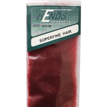 Umělá nástraha Vlasy HENDS Superfine Hair SFH06 tmavě červené