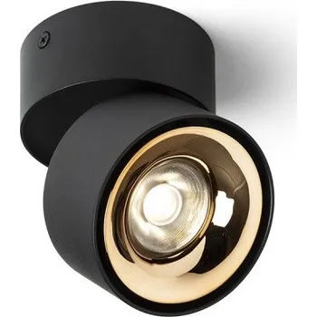 RED - DESIGN RENDL ALBANO přisazená černá/zlatá 230V LED 5W 3000K - RED - DESIGN RENDL RED R14426