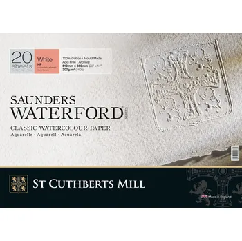 St Cuthberts Mill Saunders Waterford HP+ Skicář 20 51 x 36 cm 300 g White