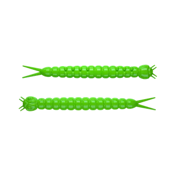 Umělá nástraha Gumová nástraha Libra Lures Slight Worm 38mm Hot Green 026 Cheese (15ks)