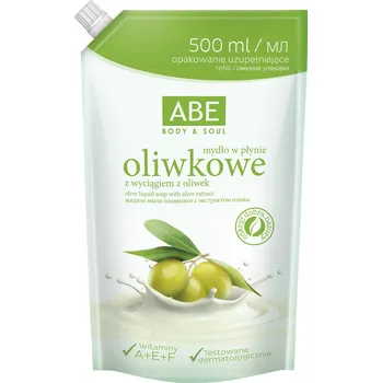 Mýdlo Tekuté mýdlo ABE olivové náhradní náplň refill 500 ml