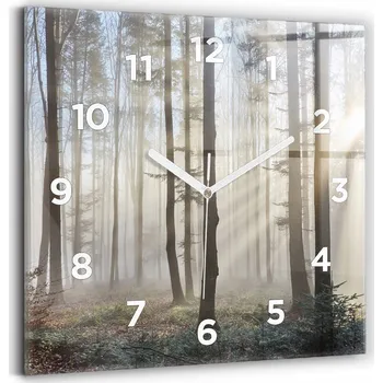 Hodiny Nástěnné hodiny Wallfluent hnědé 30 cm