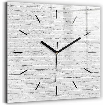 Hodiny Nástěnné hodiny Wallfluent bílé 30 cm