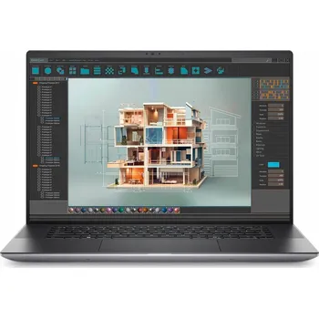 Notebook Notebook Dell Precision 16 řada 5000 16" Intel Core Ultra 7 32 GB / 1024 GB šedý