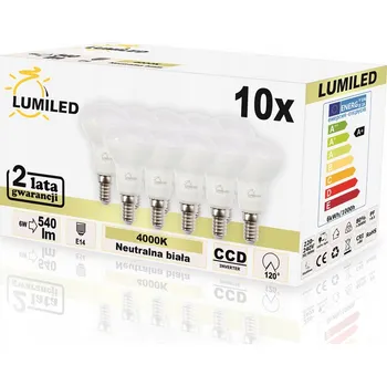 Žárovka Sada 10x LED žárovka E14 R50 Reflektor 6W 4000K