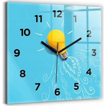 Hodiny Nástěnné hodiny Wallfluent modré 30 cm