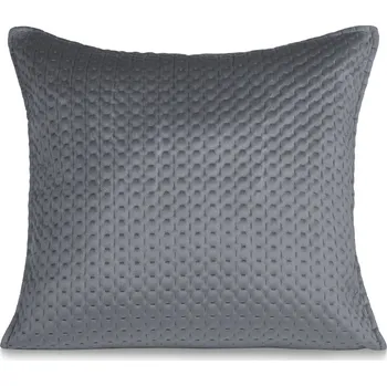 Povlečení DEKORATIVNÍ POVLEČENÍ NA POLŠTÁŘ 45x45 CM VELUR SAMETOVÉ GRAFITOVÉ