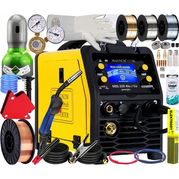 Svářečka Svářečka MIG/MAG, MMA, TIG Magnum 40-200 A 230 V