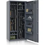 ISS Skříň na zbraně SIEGEN MAX KOMBI 500081.53 KL, grafitově šedá