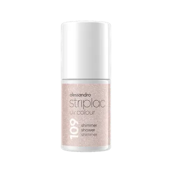 Přípravek na nehty Alessandro Striplac UV lak Shimmer Shower Shimmer 6,5 ml