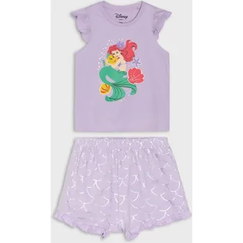 Dívčí spodní prádlo Sinsay - Dvoudílná pyžamová souprava Disney Princess - levandulová - 088DP-04X - 088DP-04X-134