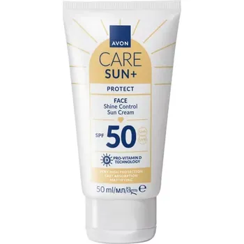 Přípravek na opalování Matující pleťový krém na opalování SPF 50 - 50ml (Avon Caré Sun)
