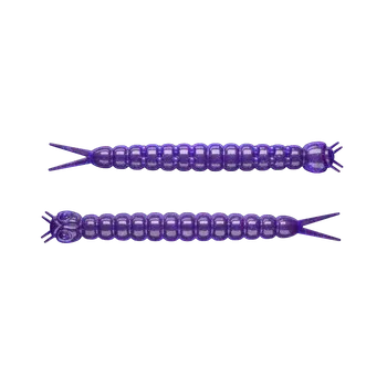 Umělá nástraha Gumová nástraha Libra Lures Slight Worm 38mm Purple With Glitter 020 Cheese (15ks)