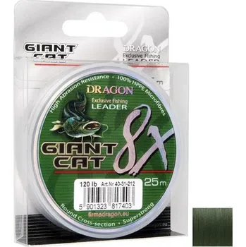 Šňůra DRAGON Giant Cat 8X 25m *: Šňůra DRAGON Giant Cat 8X 25m 100lb (45kg)