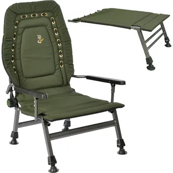 rybářské křeslo M-Elektrostatyk Rybářské křeslo FK2 zelené s podnožkou