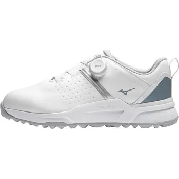 Golfová obuv Mizuno Hazard Enerzy BOA Mizuno Snow White/Citadel 44,5 Pánské golfové boty
